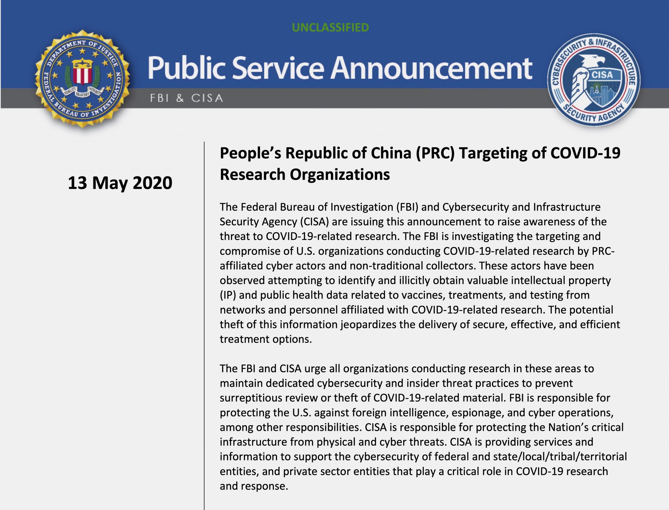 Fbi And Dhs Accuse Chinese Hackers Of Targeting U S Covid 19 Research Wilson S Media - ro nation series black politician suit top roblox