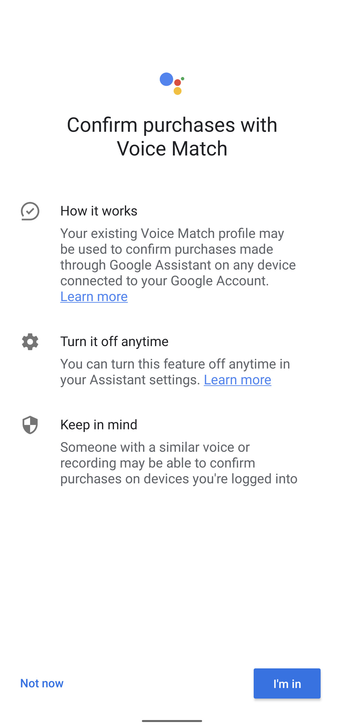 Google Tests Voice Matching To Secure Google Assistant Purchases Wilson S Media - how to get free robux no human verification test iq medium