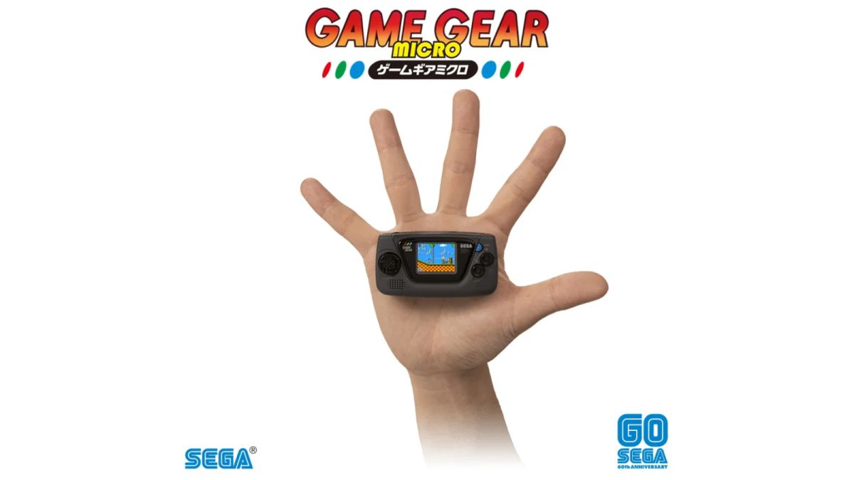 Sega Announces Ludicrously Small Game Gear Micro For Its 60th Anniversary Wilson S Media - roblox how to make arms visible in first person youtube