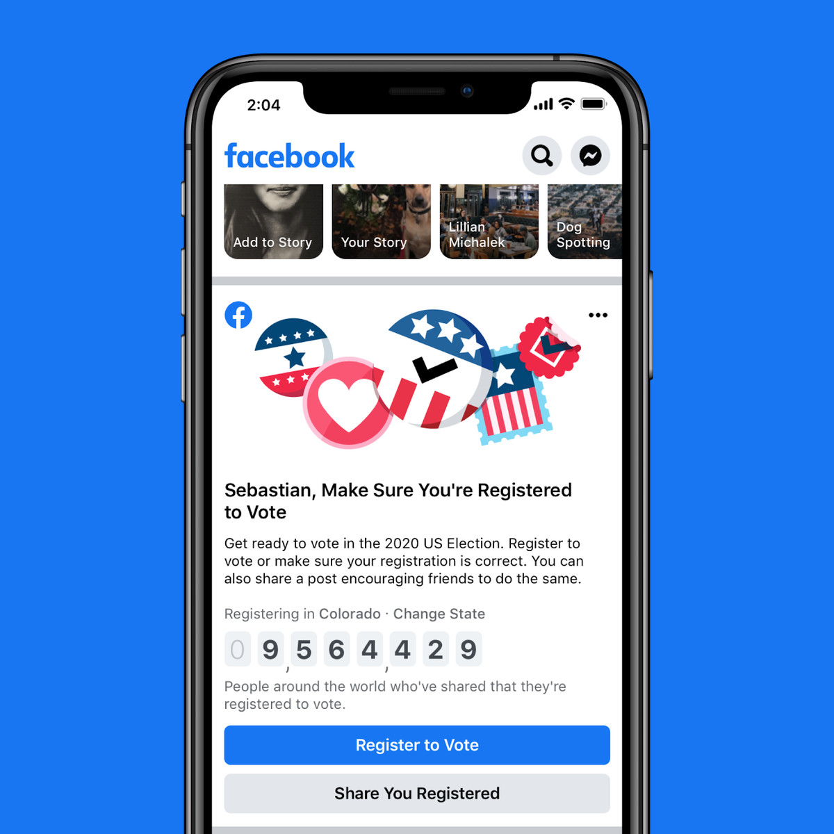 Facebook Will Pin Voting Registration Links To The Top Of The News Feed For All Us Voters Wilson S Media