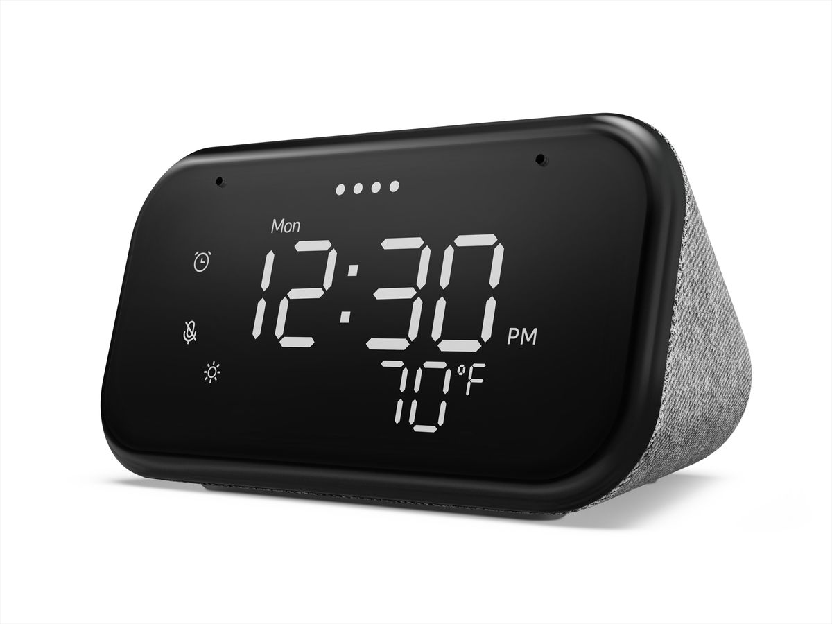 Lenovo Unveils New Google Assistant Powered Smart Clock Wilson S Media - roblox denis daily obby alarm clock night light desk clock calendar for kids