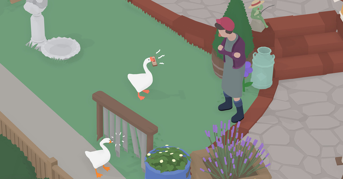 Untitled Goose Game Will Soon Let You Bully Village Dorks With A Friend Wilson S Media - pat and jen roblox ono