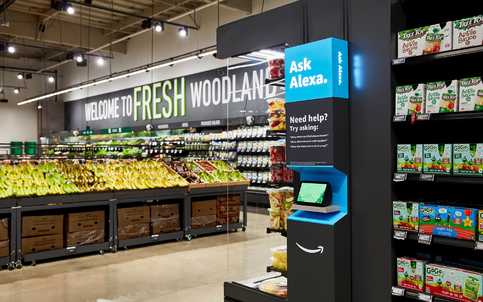 Amazon Fresh Grocery Store In Los Angeles Opens To The Public Wilson S Media - robloxian life clothing store billboard guy amazon