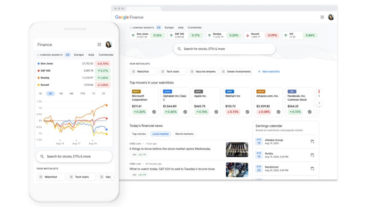 Google Finance Becomes Easier To Use Following Design Overhaul Google Finance Wilson S Media - overhaul mask roblox