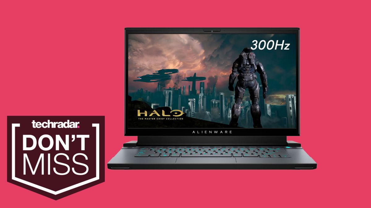 The Alienware M15 Is One Of My Favorite Gaming Laptops And Its On Sale Right Now Alienware M15 Deal On A Pink Background With A Badge That Reads Don T Miss - roblox ultimate marble rider